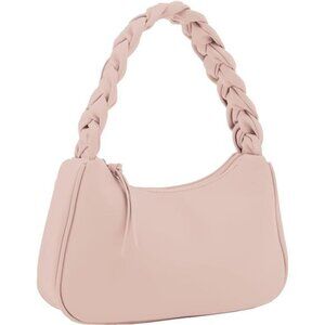 Braided Top Handle Shoulder Bag